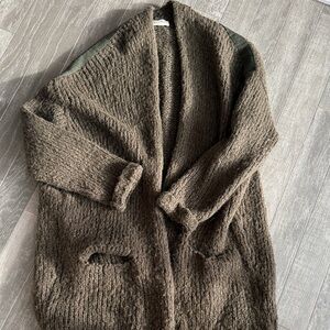American Vintage Brown Cardigan Sweater